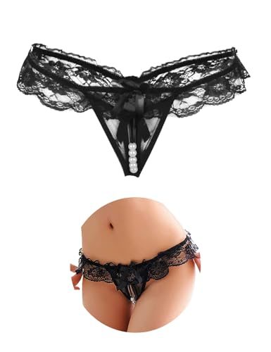 Perlenstring mit offenem Schritt für Damen Unterwäsche