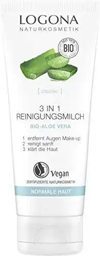 Reinigungsmilch von Logona Naturkosmetik mit Bio-Aloe Vera 3in1