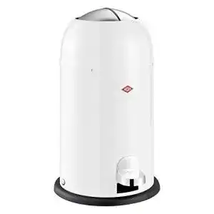 Wesco Mülleimer Kickmaster Junior 12 Liter Abfallsammler in Weiß