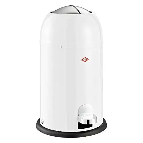 Wesco Mülleimer Kickmaster Junior 12 Liter Abfallsammler in Weiß