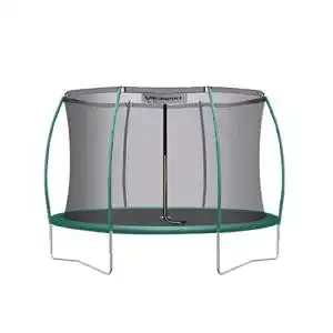 Trampolin 244 cm Ultrasport Deluxe für Erwachsene, Grün