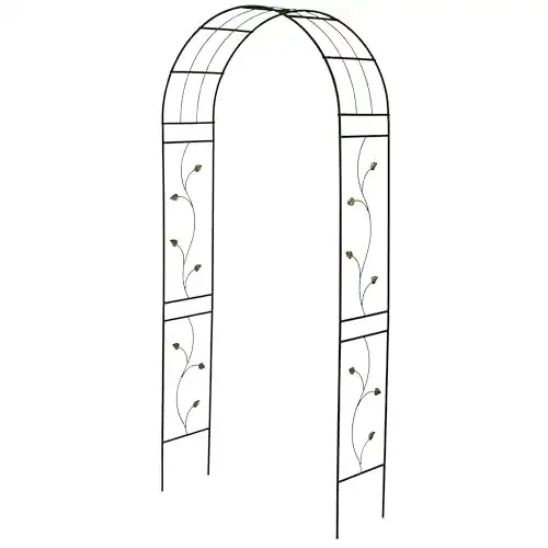 Rosenbogen HAFIX Madrid für den Garten als Rosenspalier