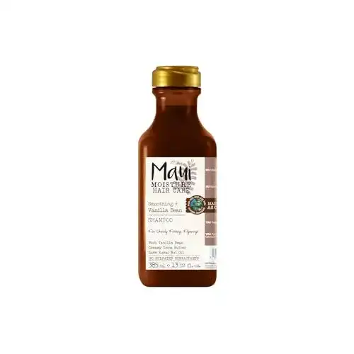 Glättendes Shampoo von Maui Moisture mit Vanille und Kakaobutter