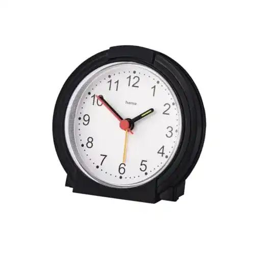 Hama Analogwecker ohne Ticken für Schlafzimmer und Büro