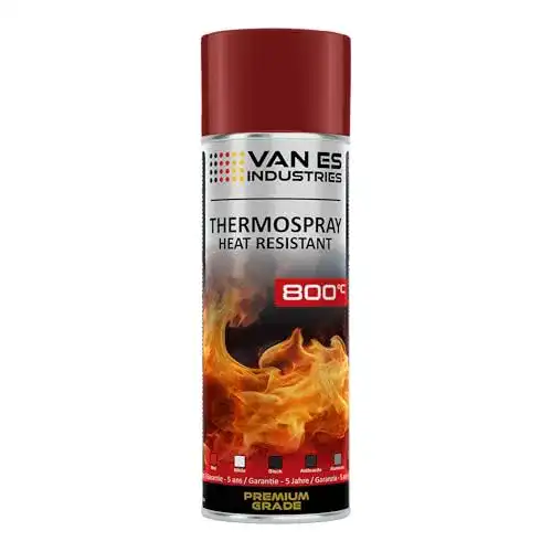 Ofenlack VE-INDUSTRIES Thermolack Spray für Auspuff und Ofen