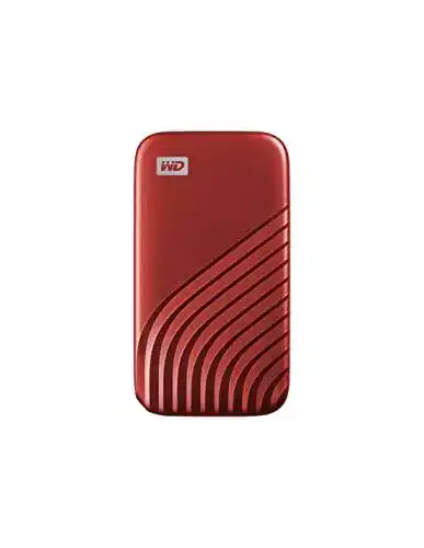WD My Passport SSD 1 TB mobile Festplatte mit USB-C und USB 3.2