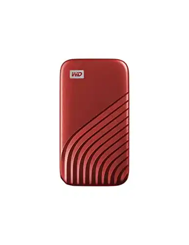 WD My Passport SSD 1 TB mobile Festplatte mit USB-C und USB 3.2