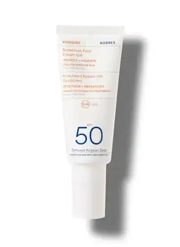 Korres Yoghurt Sonnencreme-Gel für das Gesicht mit SPF 50, 40 ml