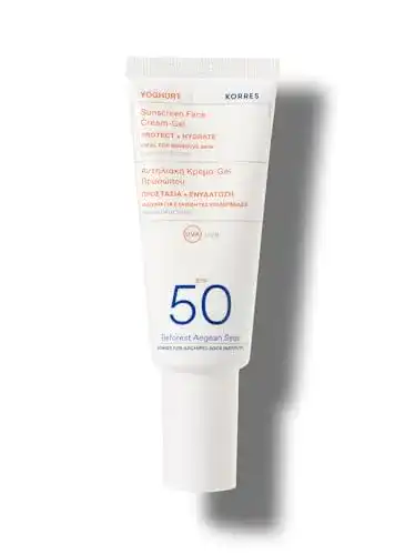 Korres Yoghurt Sonnencreme-Gel für das Gesicht mit SPF 50, 40 ml