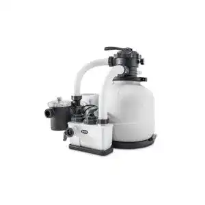 Intex 26676 Sandfilterpumpe Krystal Clear mit Salzwassersystem