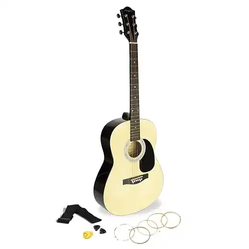 Martin Smith Westerngitarre Akustikgitarre mit Saiten und Zubehör