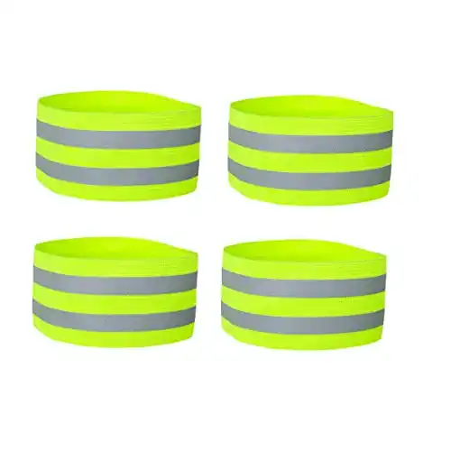 Reflektoren Paymali Reflektorbänder Set, elastisch und mit Klettverschluss