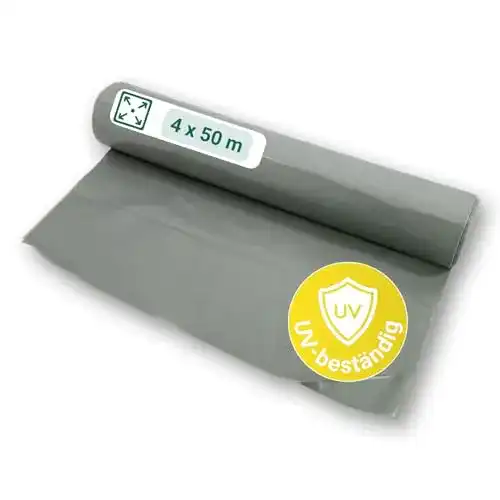 PE-Folie dm-folien GmbH Baufolie 4 x 50 m Rolle, transluzente Abdeckfolie