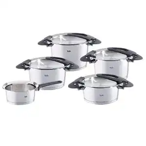 Fissler Intensa Edelstahl-Topfset, 5-teilig, für alle Herdarten