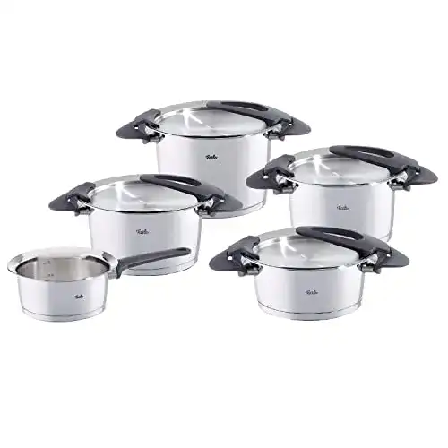 Fissler Intensa Edelstahl-Topfset, 5-teilig, für alle Herdarten