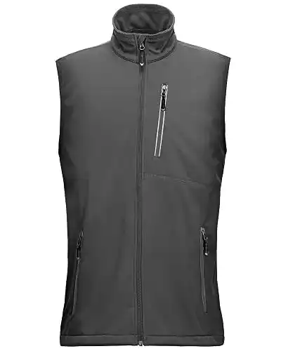 Fahrradweste für Herren – Leichte Softshell Weste in Grau