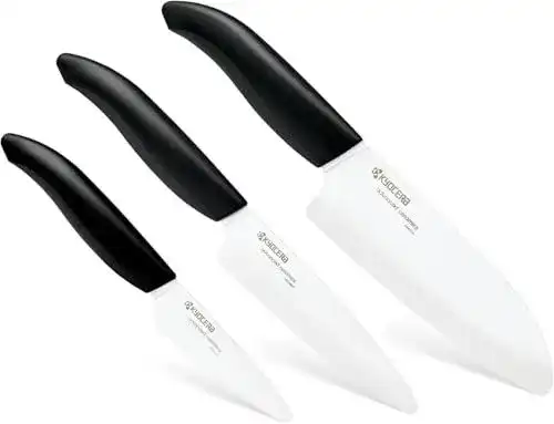 Keramikmesser Kyocera GEN 3er Messerset mit ergonomischem Griff
