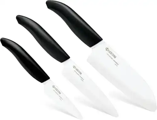 Keramikmesser Kyocera GEN 3er Messerset mit ergonomischem Griff