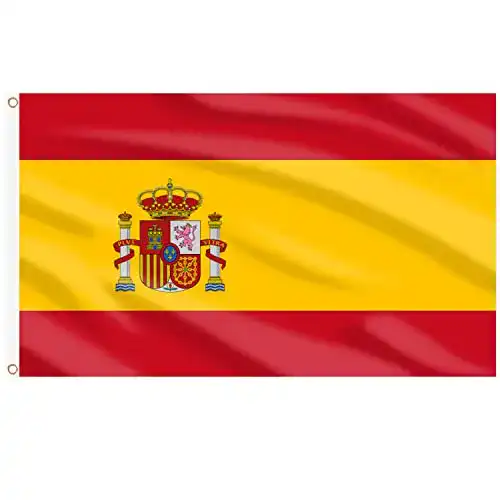 Spanien Flagge Ahfulife 150 x 90 cm, 1 Stück