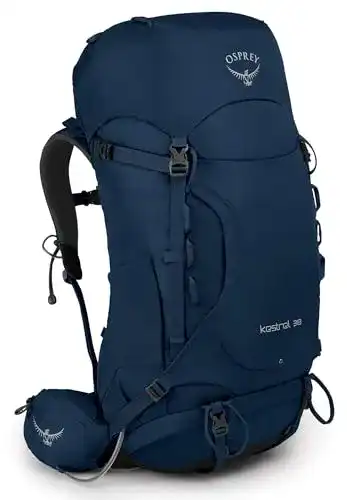 Osprey Kestrel 38 Trekkingrucksack für Herren in Loch Blue (S/M)
