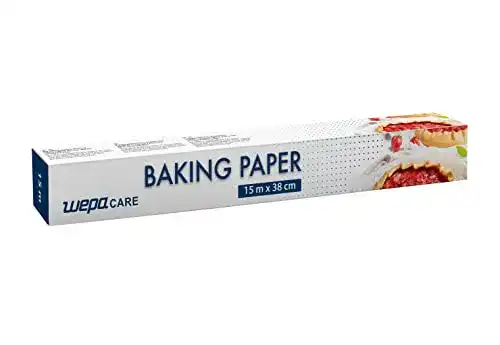 Backpapier Wepa Care 15 Meter Rolle für Ofen und Mikrowelle