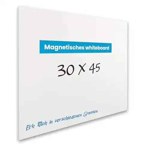 Vivol Eco Whiteboard 30×45 ohne Rahmen – Magnetisch und beschreibbar