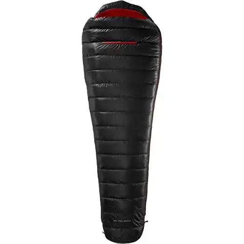 Nordisk Y by VIB 250 Schlafsack in Schwarz-Rot Mumienschlafsack für Outdoor