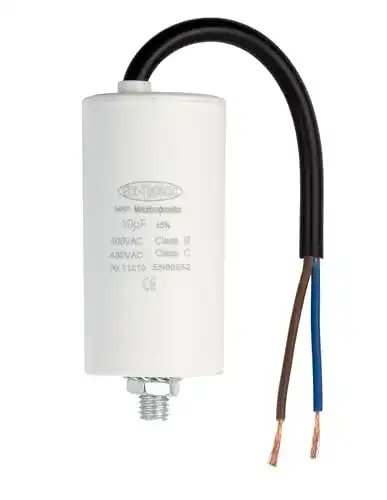 Anlaufkondensator EDI-Tronic 10µF 450V für Motoren