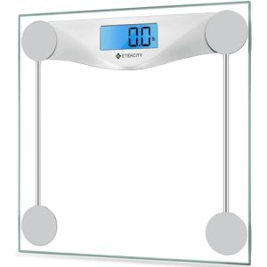 Etekcity digitale Personenwaage mit LCD-Hintergrundbeleuchtung und 180 kg Kapazität