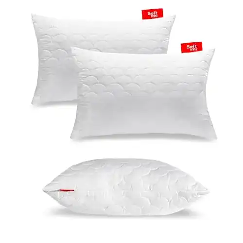 Allergiker Kopfkissen Softimi Premium Kissen 2er Set 50×75 cm