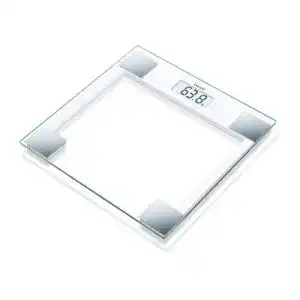 Beurer Personenwaage GS 14 mit Glasoberfläche und 150 kg Tragkraft