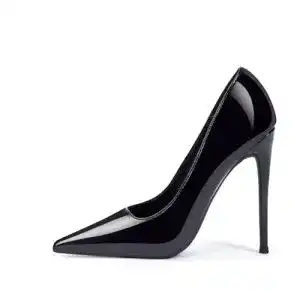 Genshuo Damen Pumps Stiletto High Heels mit 12 cm Absatz
