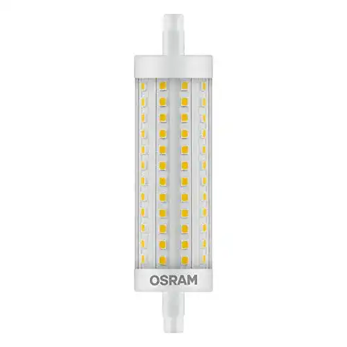 R7S LED Stablampe 118mm dimmbar mit R7s Sockel und 15W Leistung