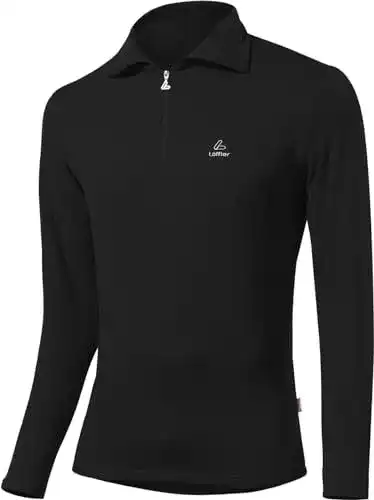 Löffler Herren Pullover Transtex Zip-Rolli Basic