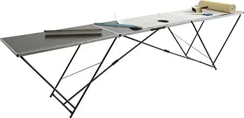 Tapeziertisch Lehnartz – Mehrzwecktisch mit Aluminium Untergestell
