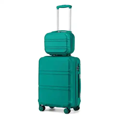 Kofferset 2-teilig Kono ABS Hartschalen Trolley-Set mit TSA-Schloss