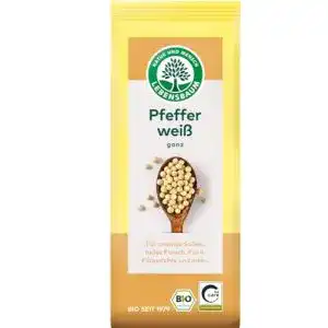 Bio Weißer Pfeffer von Lebensbaum, ganz (6 x 50 g)