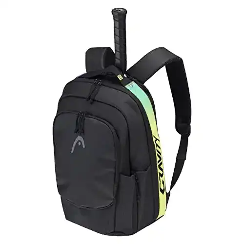 Tennisrucksack Head Gravity r-PET Backpack in Schwarz, Einheitsgröße