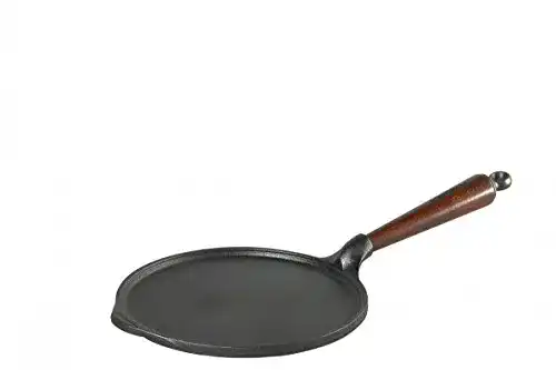 Skeppshult Pfannkuchenpfanne mit Holzgriff für gleichmäßige Hitzeverteilung