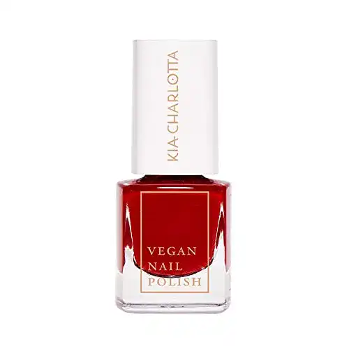 Veganer Nagellack Kia-Charlotta in Kirschrot