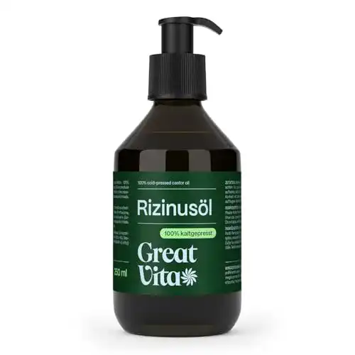 Rizinusöl Mea Vita VitaFeel 250 ml – 100% reines kaltgepresstes Öl