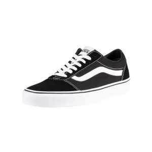 Vans Herren Ward Sneaker aus Wildleder und Canvas in Schwarz/Weiß