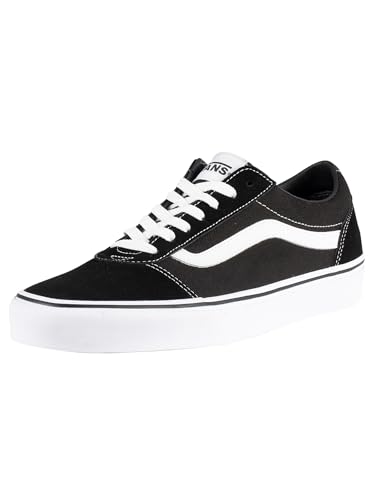 Vans Herren Ward Sneaker aus Wildleder und Canvas in Schwarz/Weiß
