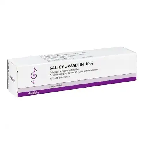 Salicylsäure-Creme Bombastus Salicyl-Vaselin 10% Salbe, 100 ml