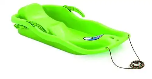 Plastikschlitten Prosperplast Race grün robuster Kunststoffschlitten