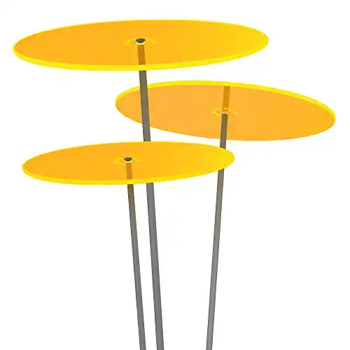 Sonnenfänger Cazador-Del-Sol – 3 Stück in Gelb mit 20 cm Durchmesser