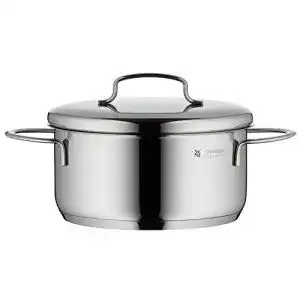 Mini Kochtopf 16 cm von WMF mit Metalldeckel für kleine Portionen