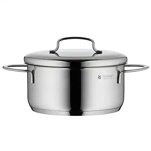 Mini Kochtopf 16 cm von WMF mit Metalldeckel für kleine Portionen