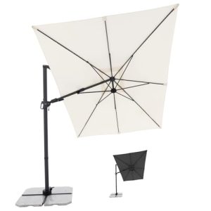 Doppler Ampelschirm Style – 300 cm x 220 cm für Garten und Terrasse