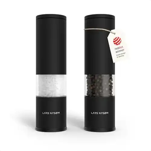 Pfeffermühlen Set von Lars Nysøm in Onyx Black